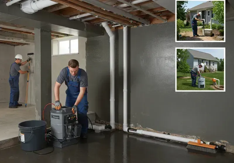 Basement Waterproofing and Flood Prevention process in Oakland, MD